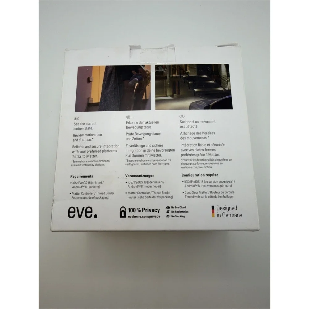 Eve Motion (Matter) Smart Motion Sensor - 1 Pack - White